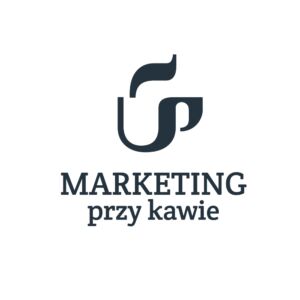 logo marketing przy kawie